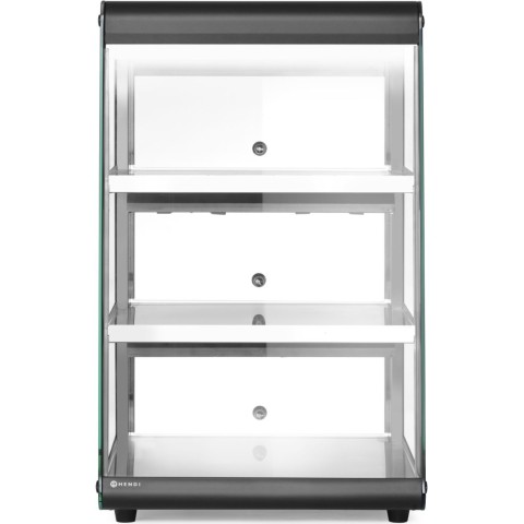
Reguliuojama šildoma vitrina, 3 lygiai, 50–70 °C, 500 W
