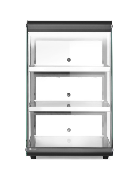 
Reguliuojama šildoma vitrina, 3 lygiai, 50–70 °C, 500 W
