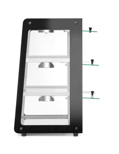 
Reguliuojama šildoma vitrina, 3 lygiai, 50–70 °C, 500 W
