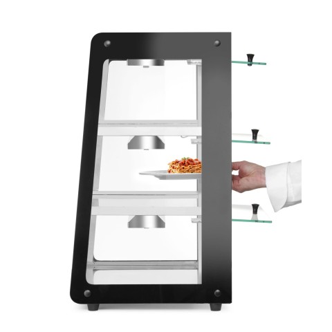 
Reguliuojama šildoma vitrina, 3 lygiai, 50–70 °C, 500 W
