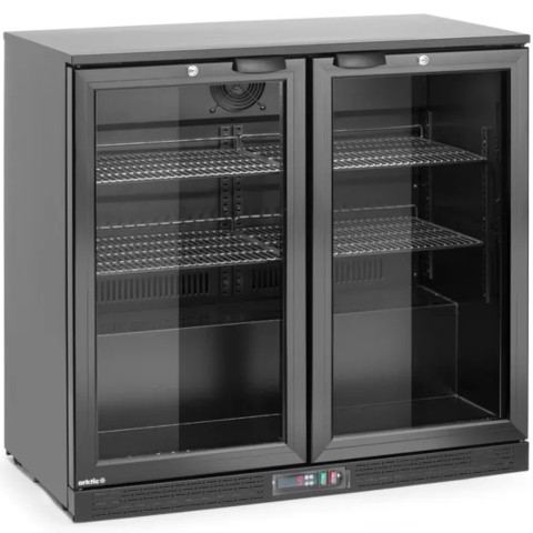 
Baro aušintuvas gėrimams, 2 durų, LED, 158 l, 160 W, 90x53x87 cm
