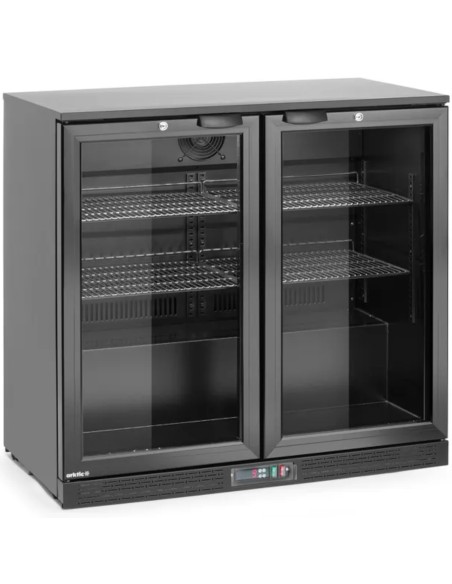 
Baro aušintuvas gėrimams, 2 durų, LED, 158 l, 160 W, 90x53x87 cm
