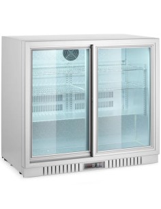 
Baro šaldytuvas su 2 stumdomomis durelėmis, LED, 150 l, 160 W, 90 x 52 x 84 cm – sidabro spalvos
