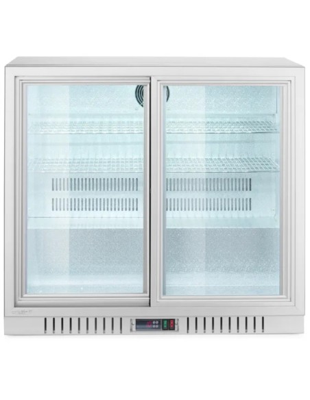 
Baro šaldytuvas su 2 stumdomomis durelėmis, LED, 150 l, 160 W, 90 x 52 x 84 cm – sidabro spalvos
