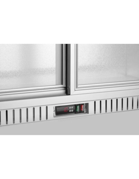 
Baro šaldytuvas su 2 stumdomomis durelėmis, LED, 150 l, 160 W, 90 x 52 x 84 cm – sidabro spalvos
