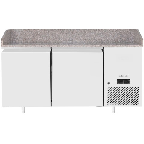 
Šaldomas picos stalas su granito stalviršiu ir kraštu, 2 durelėmis, 250 l, 250 W, 151x80x88 cm
