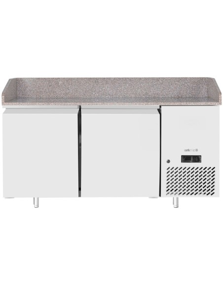 
Šaldomas picos stalas su granito stalviršiu ir kraštu, 2 durelėmis, 250 l, 250 W, 151x80x88 cm
