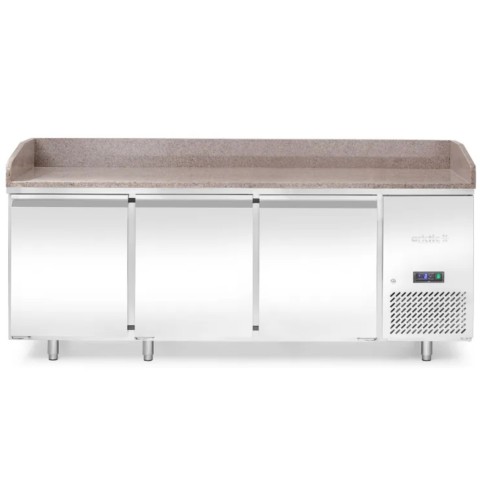 
Šaldomas picos stalas su granito stalviršiu ir 3 durelių kraštu 375 l 400 W 201x80x88 cm
