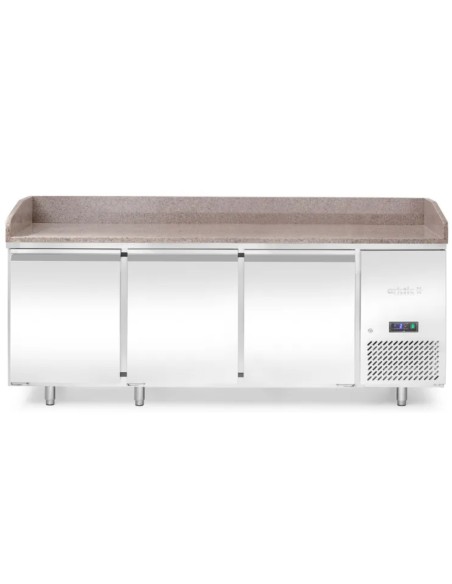 
Šaldomas picos stalas su granito stalviršiu ir 3 durelių kraštu 375 l 400 W 201x80x88 cm
