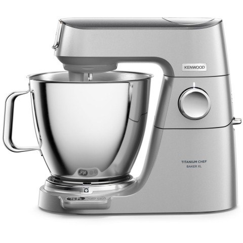 
„Titanium Chef Baker XL“ planetinis trintuvas, 2 dubenys, 7 l / 5 l, 1200 W – sidabrinis
