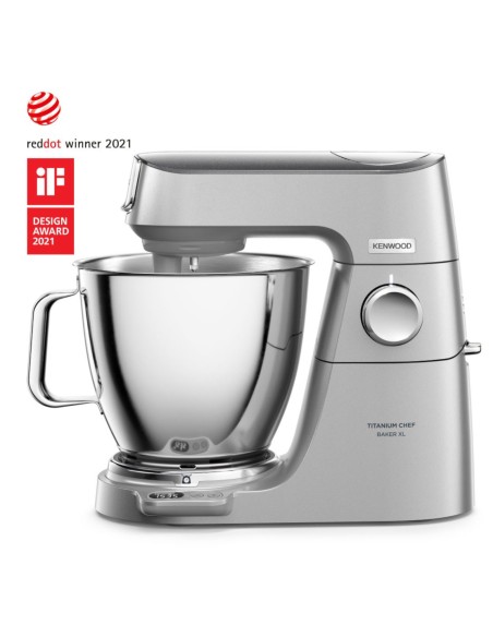 
„Titanium Chef Baker XL“ planetinis trintuvas, 2 dubenys, 7 l / 5 l, 1200 W – sidabrinis
