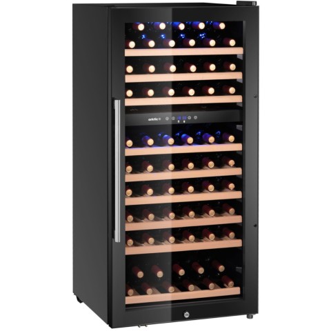 
2 zonų vyno aušintuvas 91 buteliui, 230 l, 569x595x1215 mm
