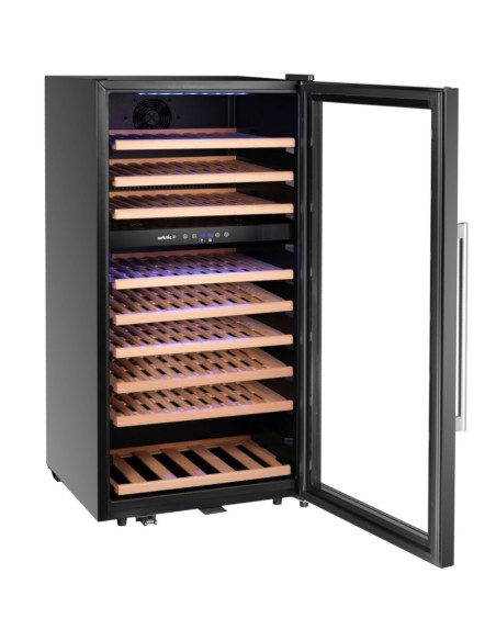 
2 zonų vyno aušintuvas 91 buteliui, 230 l, 569x595x1215 mm
