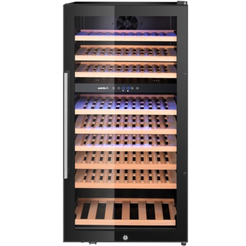 
2 zonų vyno aušintuvas 91 buteliui, 230 l, 569x595x1215 mm
