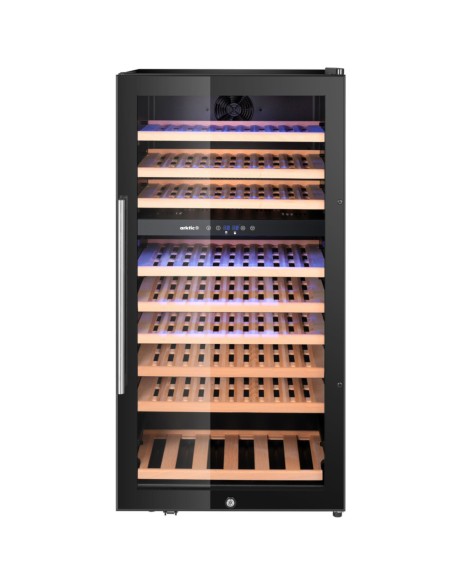 
2 zonų vyno aušintuvas 91 buteliui, 230 l, 569x595x1215 mm
