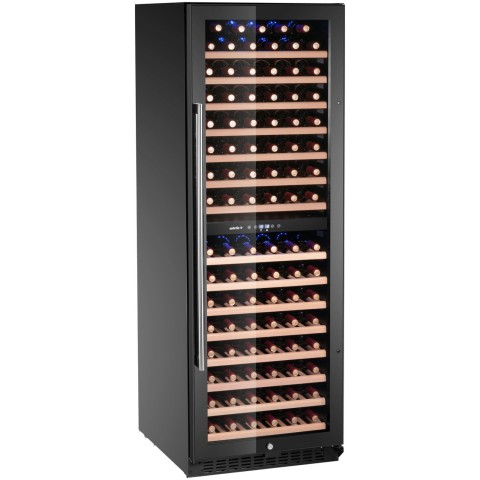 
2 zonų vyno šaldytuvas 131 buteliui, 418 l, 680 x 595 x 1760 mm
