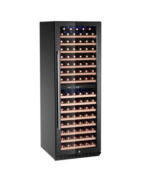 
2 zonų vyno šaldytuvas 131 buteliui, 418 l, 680 x 595 x 1760 mm
