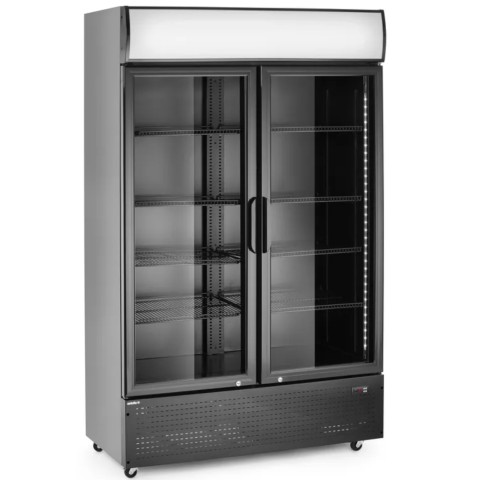 
2 durų baro šaldytuvas su apšviestu skydeliu 512 l 510 W
