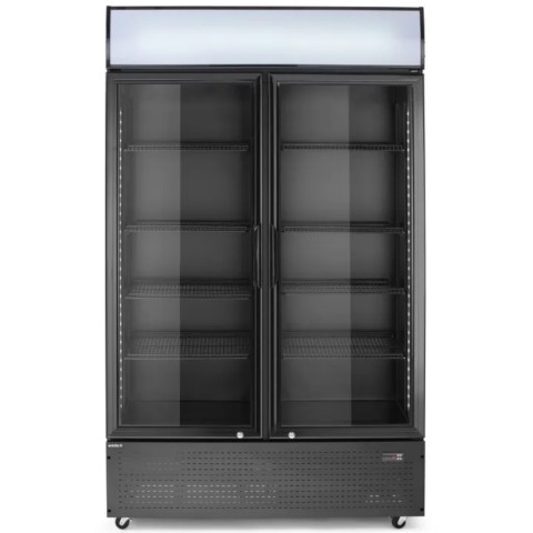 
2 durų baro šaldytuvas su apšviestu skydeliu 512 l 510 W
