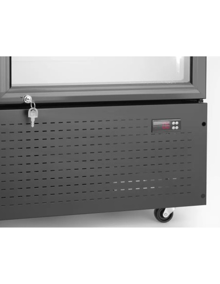 
2 durų baro šaldytuvas su apšviestu skydeliu 512 l 510 W

