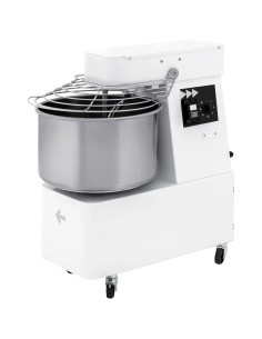 
Spiralinis maišytuvas su fiksuotu dubeniu, 2 greičiai, 56 kg/ val., 22 l, 400 V, 1100 W
