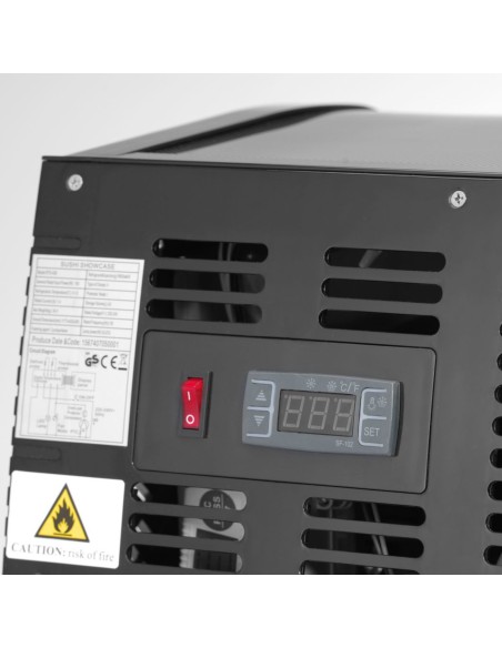 
Šaldomas vitrinos tipo indas sušiams 4x GN 1/ 3 LED 0-12 C 190 W
