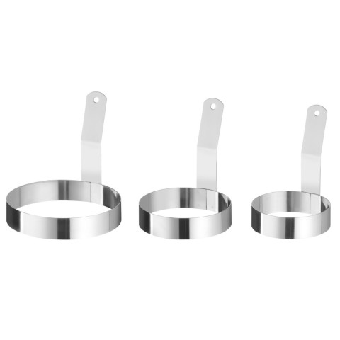 
Žiedinė kepimo forma su rankena, PLIENINĖ, 88 mm skersmens
