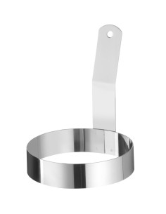 
Žiedinė kepimo forma su rankena, PLIENINĖ, 103 mm skersmens
