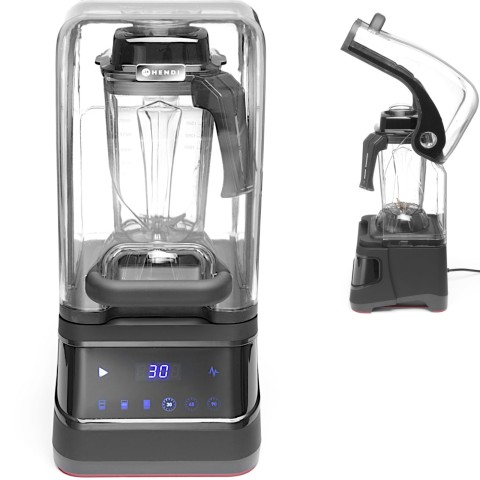 
Barmeno trintuvas su jutikliniu valdymu, garsui nepralaidžiu korpusu, ąsočiu be BPA, 2,5 l, 1680 W
