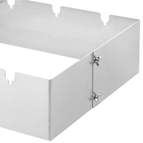 
Stačiakampis Churrasco iešmelių kepimo antgalis 530x350x117 mm
