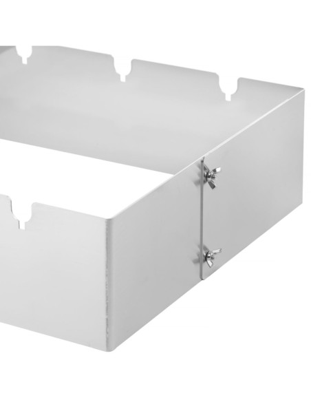 
Stačiakampis Churrasco iešmelių kepimo antgalis 530x350x117 mm
