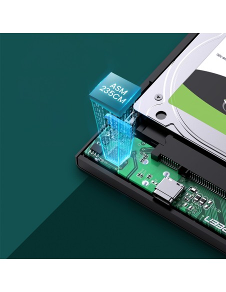 SATA 2.5'' 5TB USB 3.0 disko korpusas juodas SATA 2.5'' 5TB USB 3.0 disko korpusas juodas