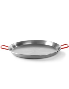
Apvali plieninė paelijos keptuvė su rankenomis, 550x100 mm skersmens
