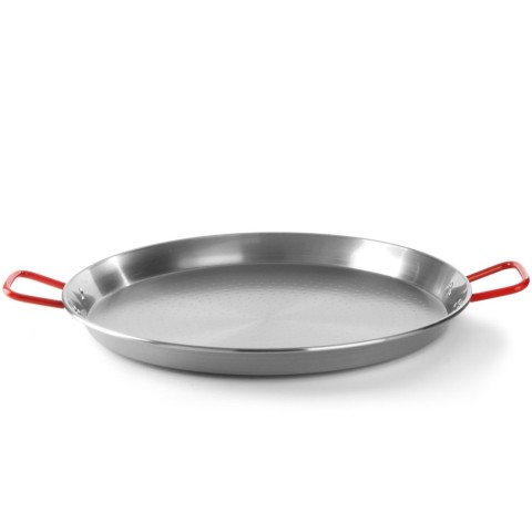 
Apvali plieninė paelijos keptuvė su rankenomis, 550x100 mm skersmens
