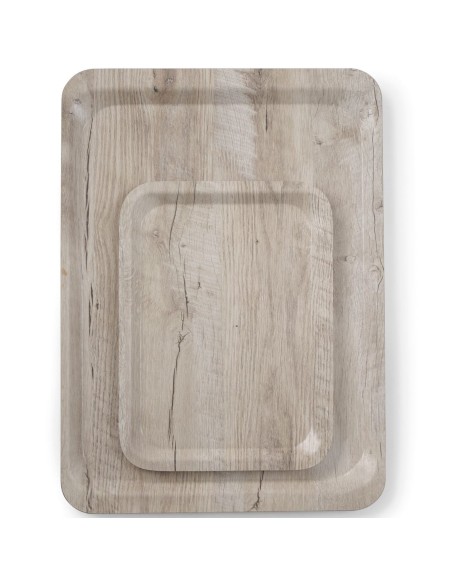 
Stačiakampis neslystantis serviravimo padėklas 240x340 mm - šviesios medienos
