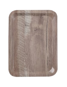 
Stačiakampis neslystantis serviravimo padėklas 370x530 mm - tamsios medienos
