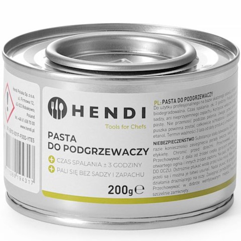
Etanolio maisto šildymo pasta 200 g - 72 skardinės
