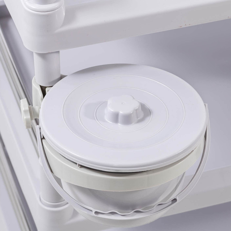 Kosmetinių procedūrų laboratorinis vežimėlis 3 lentynos 1 stalčius 72 x 65 x 99 cm 30 kg