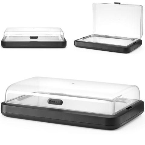 
UNIQ GN 1/ 1 vitrina su aušinimo įdėklu - juoda
