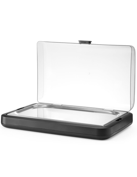 
UNIQ GN 1/ 1 vitrina su aušinimo įdėklu - juoda
