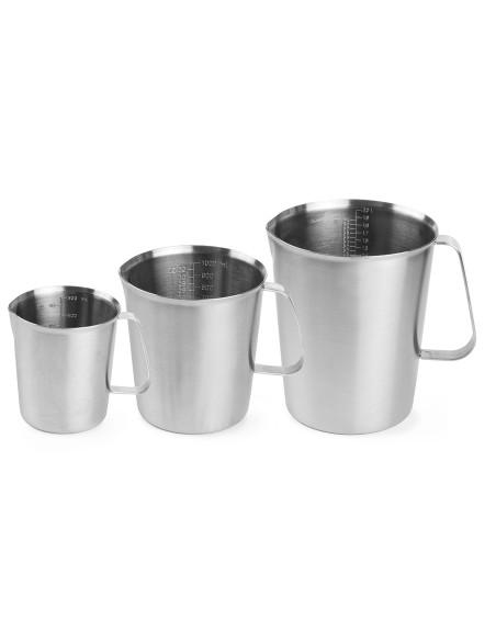 Nerūdijančio plieno matavimo taurė 0,5 l - Hendi 516102 Nerūdijančio plieno matavimo taurė 0,5 l - Hendi 516102