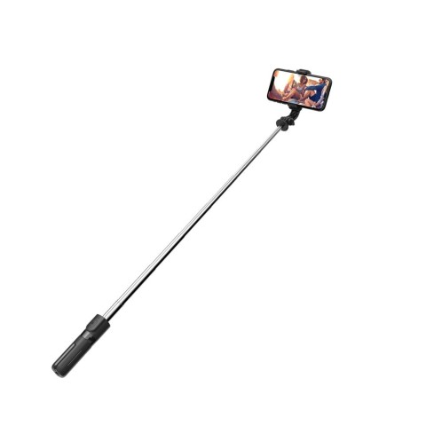 
Asmenukių lazda su „Bluetooth“ trikoju iki 72 cm - juoda
