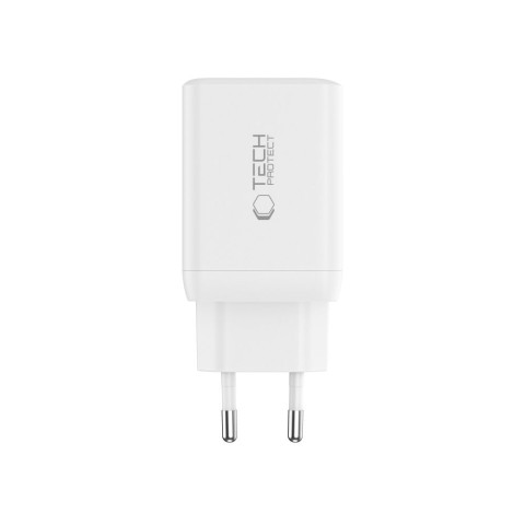 
NC45W-GAN 2x USB-C 45W sieninis įkroviklis – baltas
