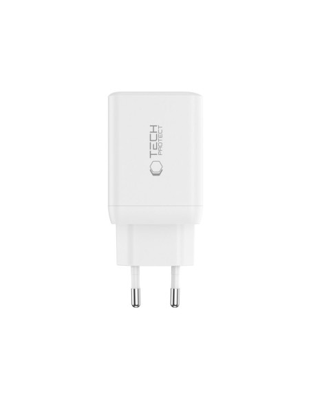
NC45W-GAN 2x USB-C 45W sieninis įkroviklis – baltas
