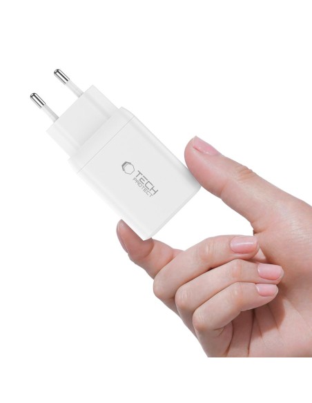 
NC45W-GAN 2x USB-C 45W sieninis įkroviklis – baltas
