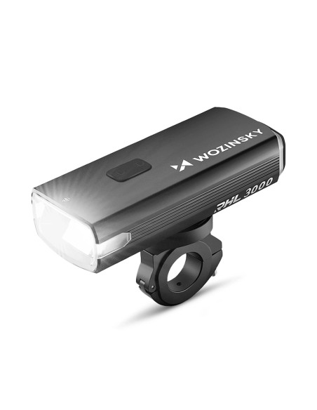 
Priekinis dviračio žibintas su USB-C laidu, 3000 lm – juodas
