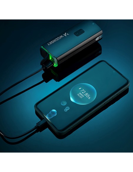 
Priekinis dviračio žibintas su USB-C laidu, 3000 lm – juodas
