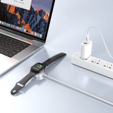 
„Apple Watch“ USB-A 3W 1m belaidis įkroviklis – baltas
