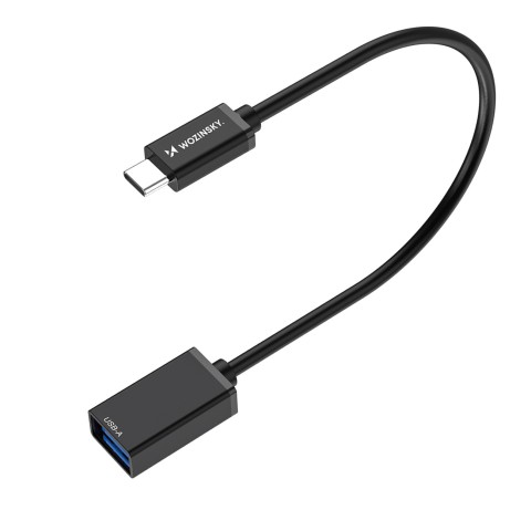 
USB-C (kištukas) - USB-A (lizdas) OTG adapteris - juodas
