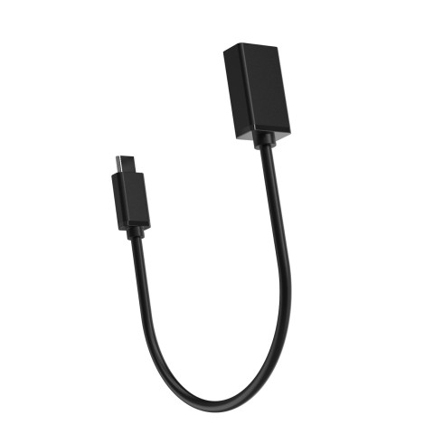 
USB-C (kištukas) - USB-A (lizdas) OTG adapteris - juodas
